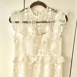 Orla Kiely White "Japanese Garden" Rosie Dress Size UK 8 *NEW* Sample